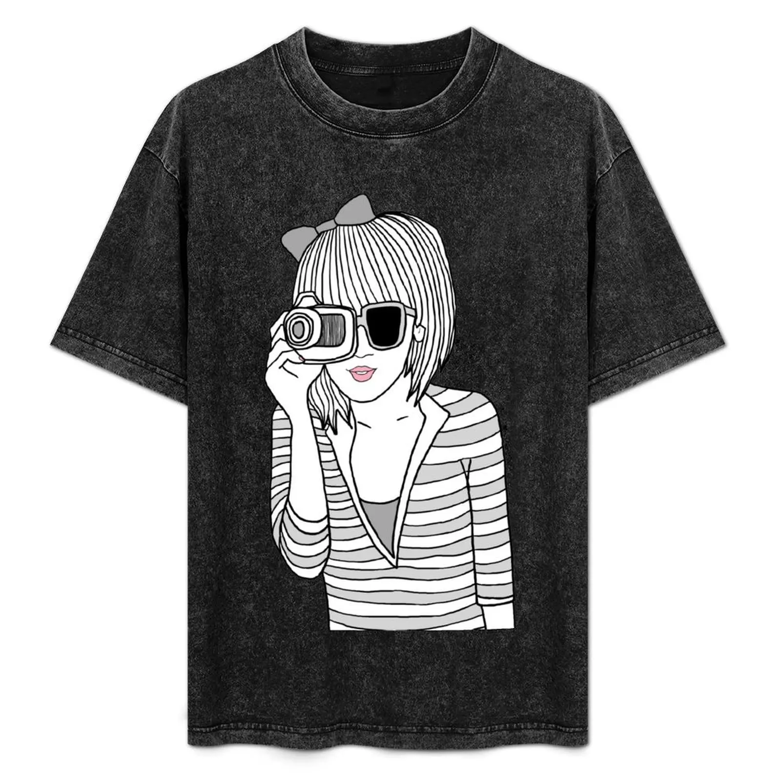 Camera T-Shirt Non-Shrink Basic Cotton T-Shirt
Camera T-Shirt Non-Shrink Basic Cotton T-Shirt