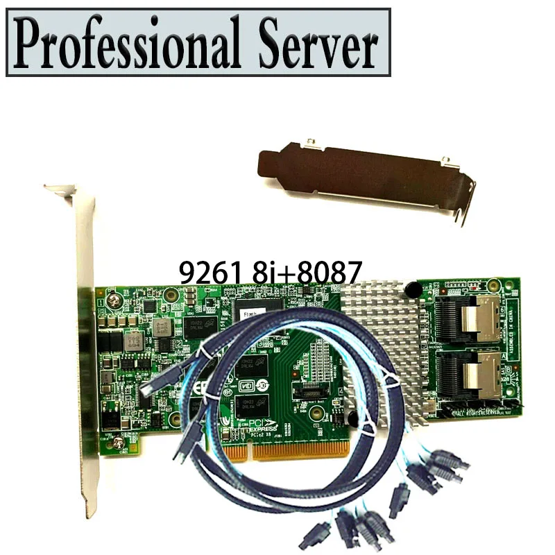 LSI 9261-8i 8-портовый PCI-E 6 Гб/с плата RAID контроллера + 2 шт. 8087 до 4 * SATA
LSI 9261-8i 8-портовый PCI-E 6 Гб/с плата RAID контроллера + 2 шт. 8087 до 4 * SATA