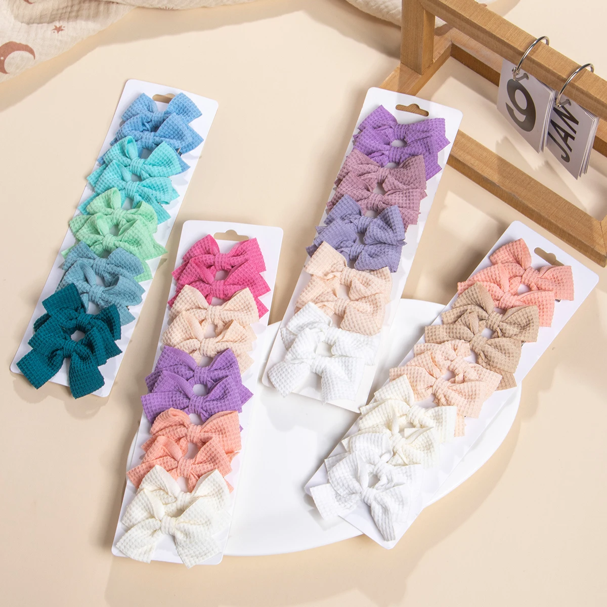 10Pcs/set Candy Colored Waffle Butterfly Hairpin Cute Handmade Combination Card For Children Baby Side Bangs Hair Clip Headpiece
10Pcs/set Candy Colored Waffle Butterfly Hairpin Cute Handmade Combination Card For Children Baby Side Bangs Hair Clip Headpiece