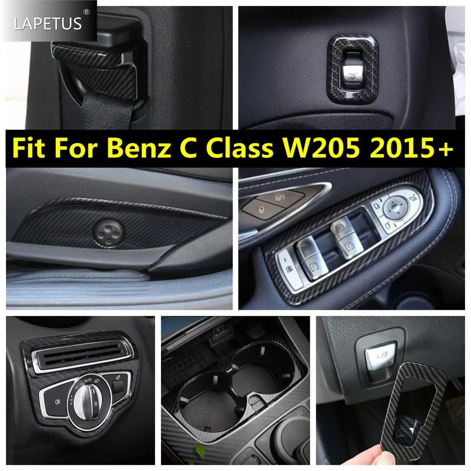 Car Accessories Water Cup / Head Lights / Window Lift Button Cover Trim For Mercedes Benz C CLASS W205 2015 - 2020 Carbon Fiber
Car Accessories Water Cup / Head Lights / Window Lift Button Cover Trim For Mercedes Benz C CLASS W205 2015 - 2020 Carbon Fiber