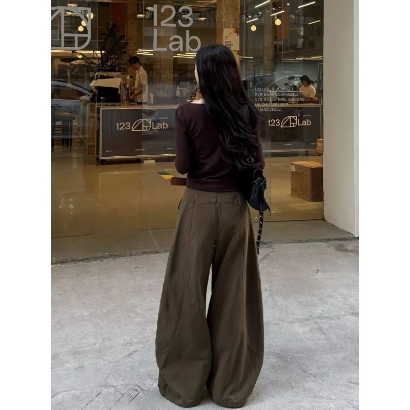 Loose Jeans Casual Denim Jeans Relaxed Fit Wide Leg Trousers Unisex Spring Summer Street Style American Vintage Brown
Loose Jeans Casual Denim Jeans Relaxed Fit Wide Leg Trousers Unisex Spring Summer Street Style American Vintage Brown