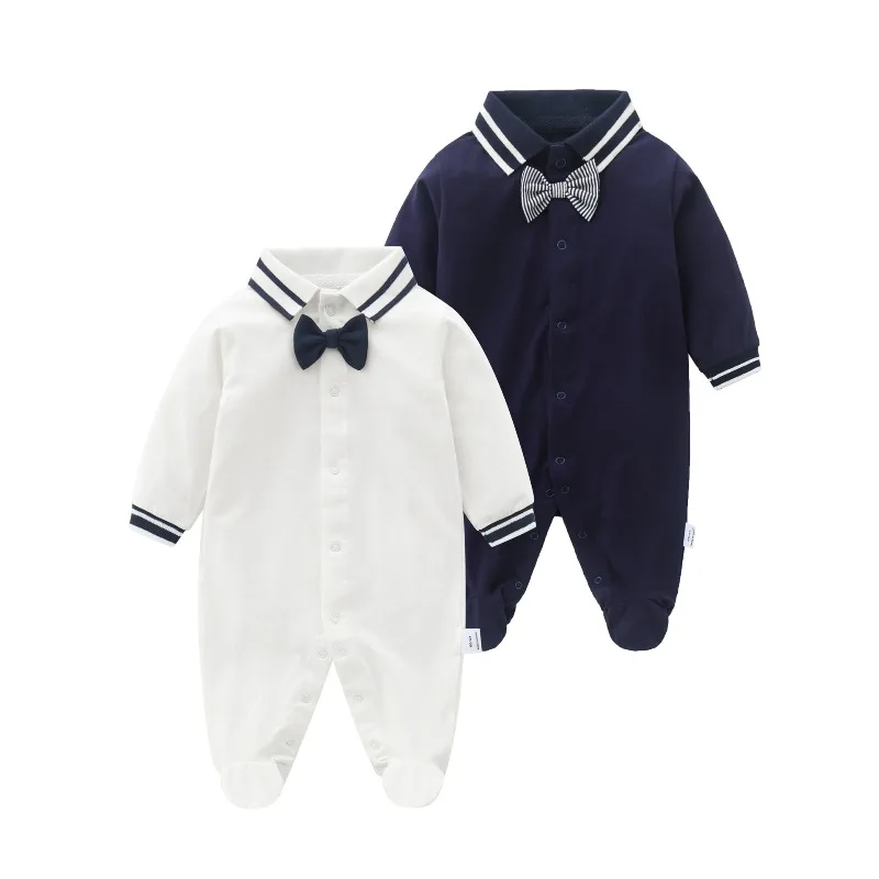 ZOETOPKID Newborn Baby Rompers Long Sleeve Polo Collar Bow Tie Gentleman Baby Bodysuit 0-18M Toddle Comfortable Clothes
ZOETOPKID Newborn Baby Rompers Long Sleeve Polo Collar Bow Tie Gentleman Baby Bodysuit 0-18M Toddle Comfortable Clothes