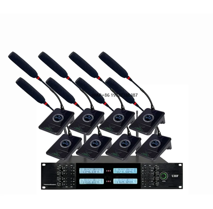 TS8 8-Channel UHF Wireless Dynamic Microphone Light-Weight Metal Handheld Conference Microphone for Meeting
TS8 8-Channel UHF Wireless Dynamic Microphone Light-Weight Metal Handheld Conference Microphone for Meeting