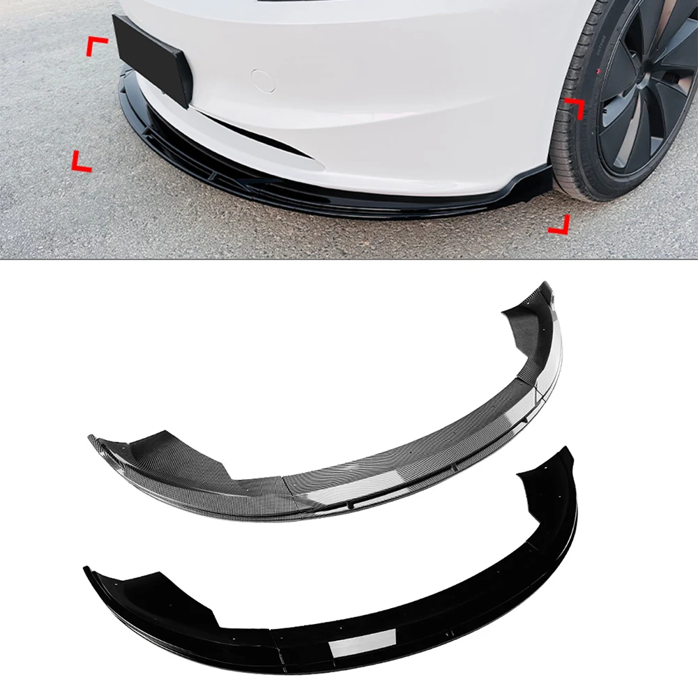 3Pcs/Set Car Front Bumper Spoiler Splitter Lip Body Kit For Tesla Model 3 2024-2025
3Pcs/Set Car Front Bumper Spoiler Splitter Lip Body Kit For Tesla Model 3 2024-2025