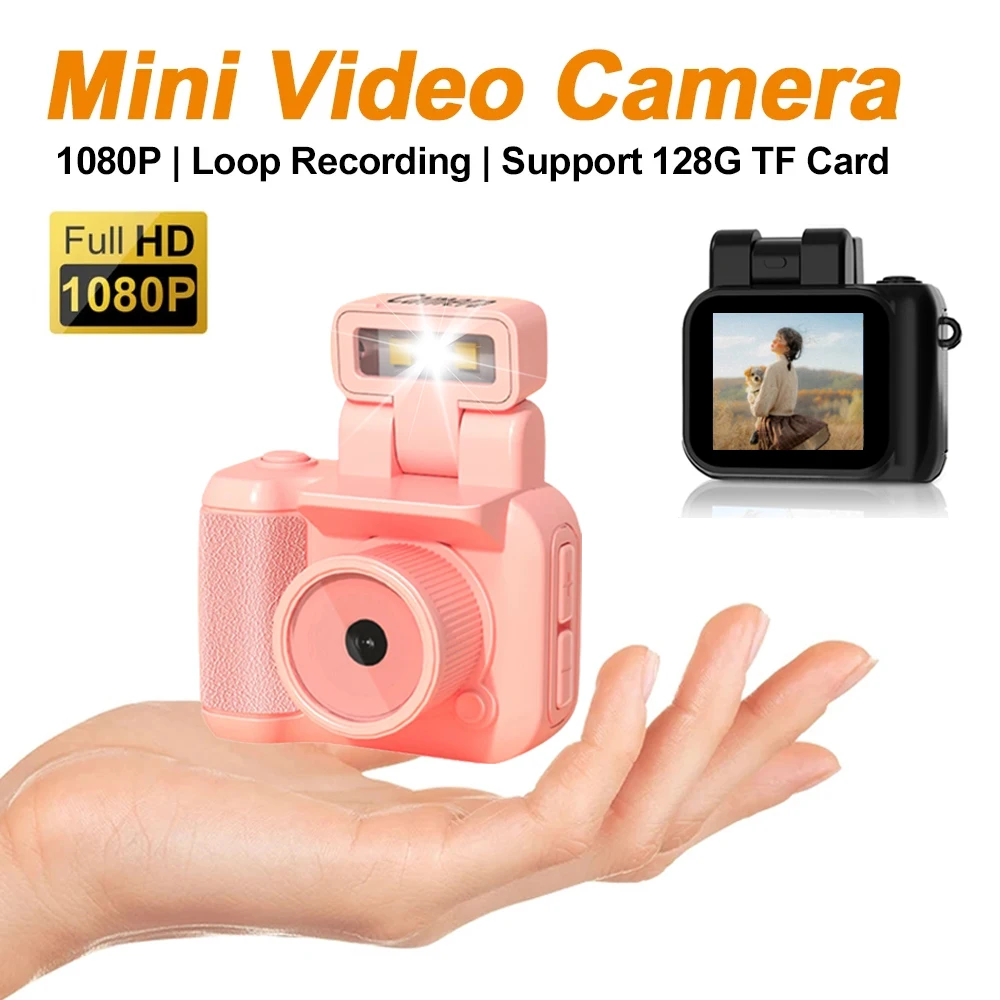 1080P Mini Pocket Camera With Flash Lamp HD LCD Screen Portable Digital Video Recorder Student Small Camcorder Y4000
1080P Mini Pocket Camera With Flash Lamp HD LCD Screen Portable Digital Video Recorder Student Small Camcorder Y4000