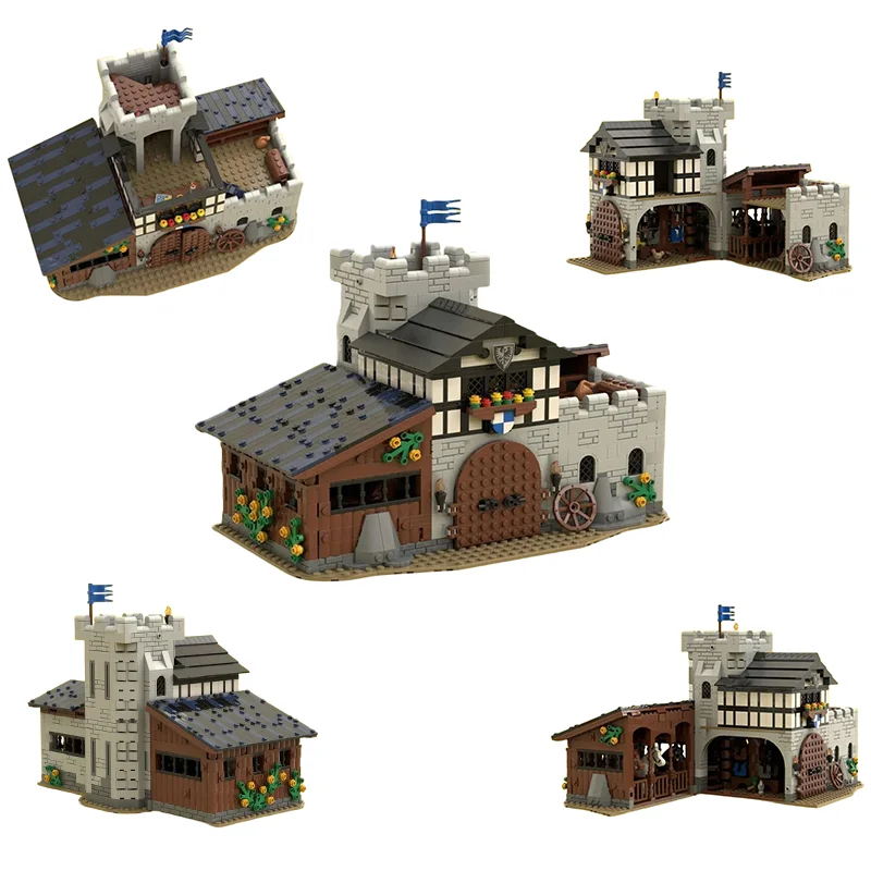 Stable Building Kit - MOC-141494 Medieval Fortress and Street View House Model, Children's Educational Building Blocks Toy Ornam
Stable Building Kit - MOC-141494 Medieval Fortress and Street View House Model, Children's Educational Building Blocks Toy Ornam