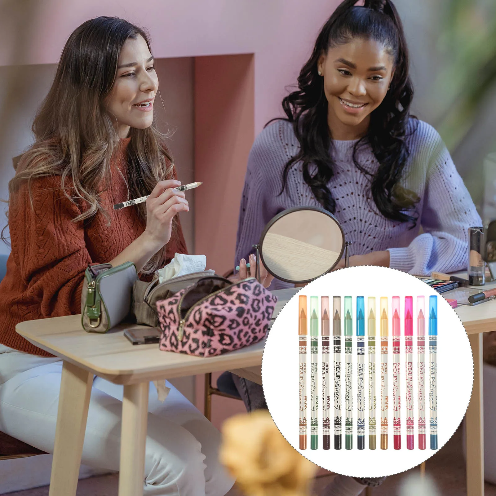 12 pcs Eyeshadow Pencil Glitter Pearl Light Waterproof Long Lasting Bigger Eye Effect Eyeliner Pen Natural Healthy Formula
12 pcs Eyeshadow Pencil Glitter Pearl Light Waterproof Long Lasting Bigger Eye Effect Eyeliner Pen Natural Healthy Formula