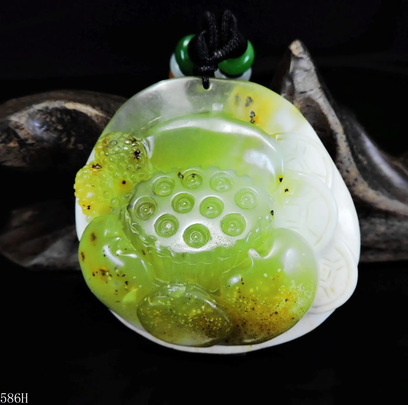 Jade Jewelry Natural Jade Pendant Necklace Hand-Carved lotus flower Jadeite Necklace Pendant Gift No Treatment 586H
Jade Jewelry Natural Jade Pendant Necklace Hand-Carved lotus flower Jadeite Necklace Pendant Gift No Treatment 586H