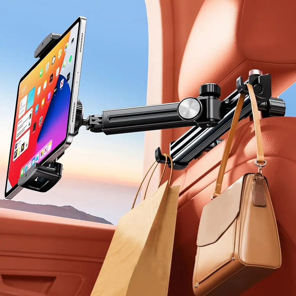 Extension Arm Tablet Holder for Car Headrest, Adjustable Holder for Car Backseat Rear Facing for Kids Baby,
Extension Arm Tablet Holder for Car Headrest, Adjustable Holder for Car Backseat Rear Facing for Kids Baby,