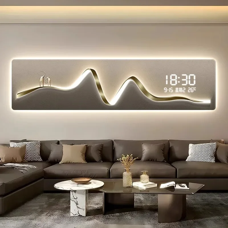 Дизайнерские настенные часы Date Luxury: бесшумные, с подсветкой, эстетичные, цифровые, для дома, декор для гостиной
Дизайнерские настенные часы Date Luxury: бесшумные, с подсветкой, эстетичные, цифровые, для дома, декор для гостиной