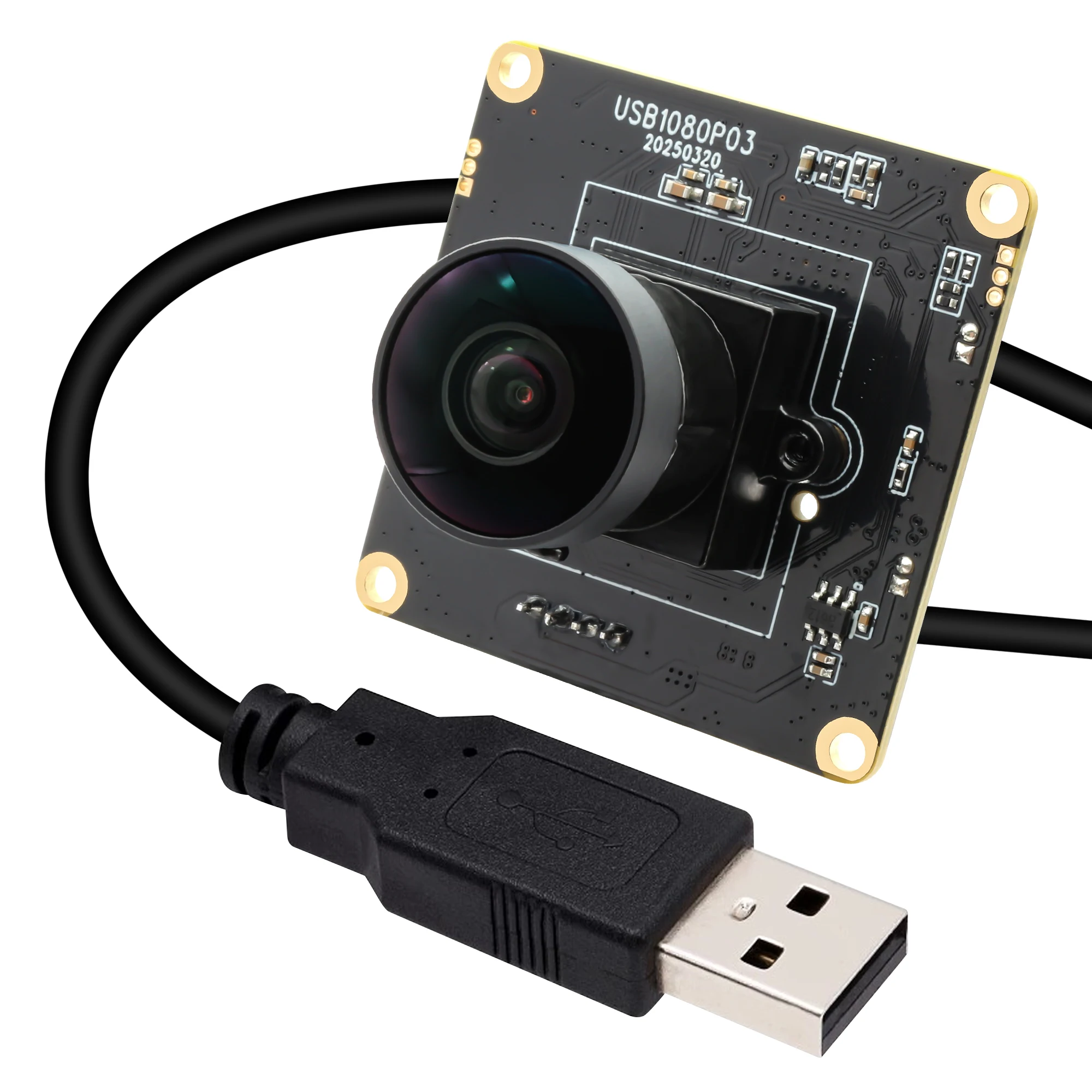 Fisheye 1080P Mini Illumination Security Webcam Low Light 0.0001Lux USB 2.0 PC Camera UVC Plug&Play, Free Driver
Fisheye 1080P Mini Illumination Security Webcam Low Light 0.0001Lux USB 2.0 PC Camera UVC Plug&Play, Free Driver