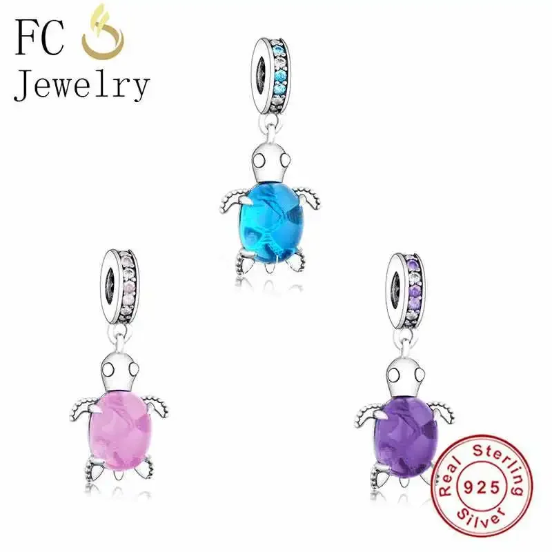 FC Jewelry Fit Original Pan Charms Bracelet 925 Sterling Silver Green Pink Purple Turtle Bead For Making Women Berloque 2022
FC Jewelry Fit Original Pan Charms Bracelet 925 Sterling Silver Green Pink Purple Turtle Bead For Making Women Berloque 2022