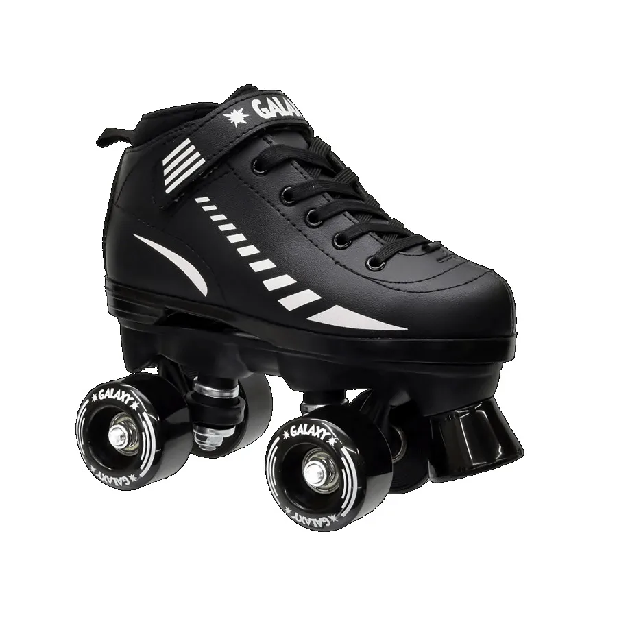 Epic Galaxy Elite Black Quad Roller Skates - Size 4
Epic Galaxy Elite Black Quad Roller Skates - Size 4