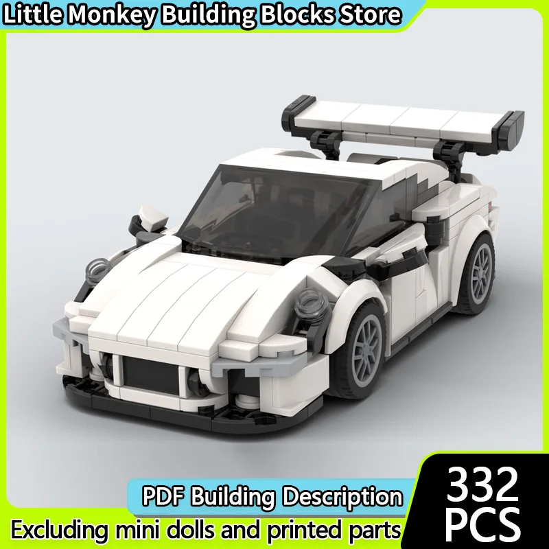 Speed Racing Car Model MOC Building Bricks White GT3 RS Sports Car Modular Technology Children Holiday Gifts Assemble Toys Suit
Speed Racing Car Model MOC Building Bricks White GT3 RS Sports Car Modular Technology Children Holiday Gifts Assemble Toys Suit
