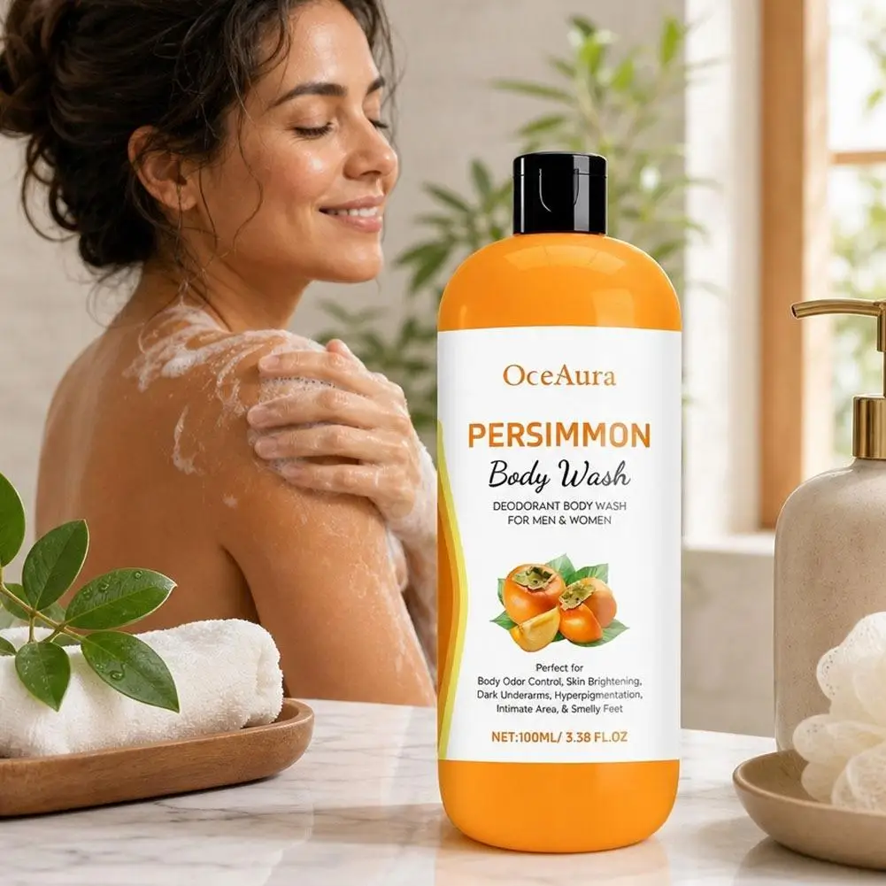 Persimmon Body Wash Mild Cleansing Exfoliating Shower Gel Moisturizing Brighten Skin Remove Odor For Men Women Full Body Care
Persimmon Body Wash Mild Cleansing Exfoliating Shower Gel Moisturizing Brighten Skin Remove Odor For Men Women Full Body Care