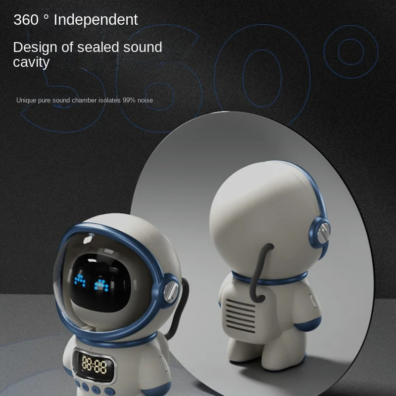 Astronaut bluetooth speaker smart ai wireless desktop computer home mini small audio high sound quality subwoofer
Astronaut bluetooth speaker smart ai wireless desktop computer home mini small audio high sound quality subwoofer