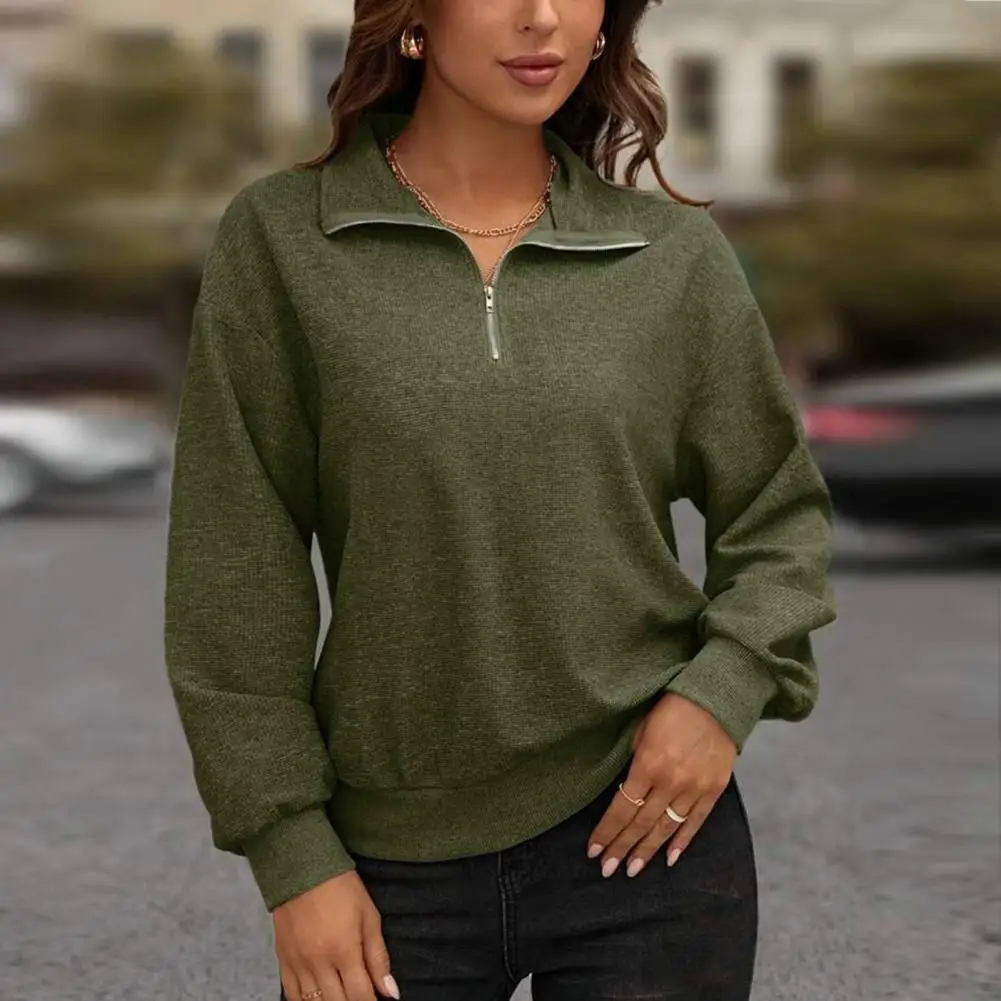 Women Sweatshirt Stylish Women's Autumn Winter Loose Fit Pullover Sweatshirt Lapel Zipper Long Sleeve Casual Streetwear Casual
Women Sweatshirt Stylish Women's Autumn Winter Loose Fit Pullover Sweatshirt Lapel Zipper Long Sleeve Casual Streetwear Casual