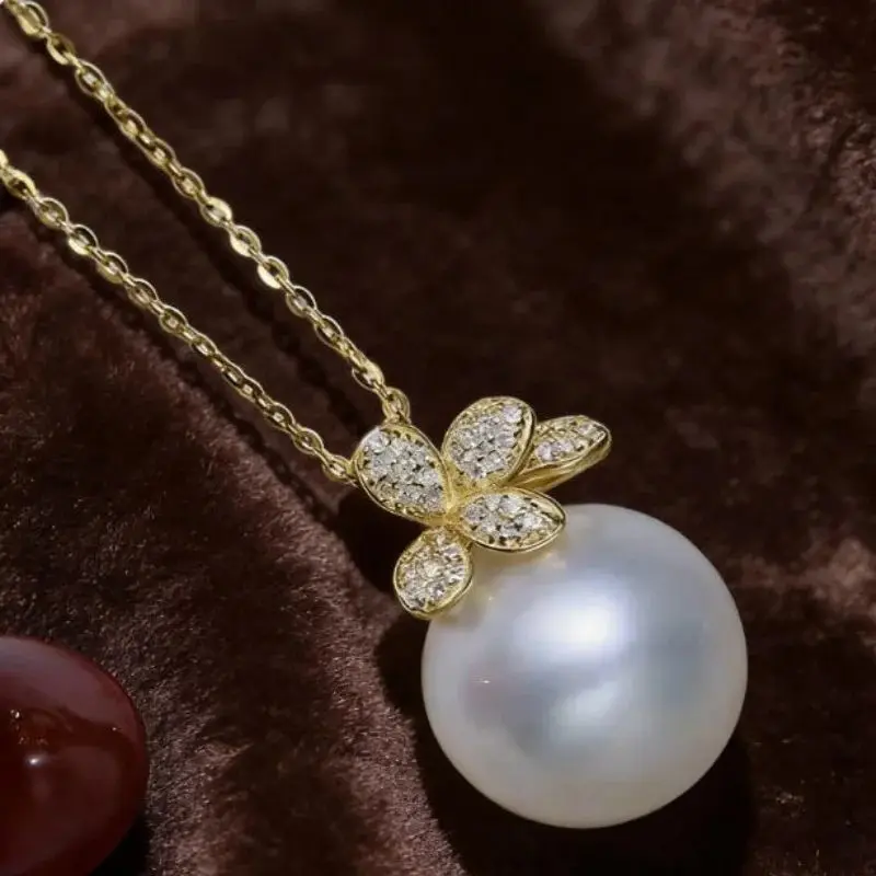 Очаровательное колье-подвеска с натуральным круглым белым жемчугом Акойя AAAAA 10-11 мм, 18 дюймов, серебро 925 пробы
Очаровательное колье-подвеска с натуральным круглым белым жемчугом Акойя AAAAA 10-11 мм, 18 дюймов, серебро 925 пробы