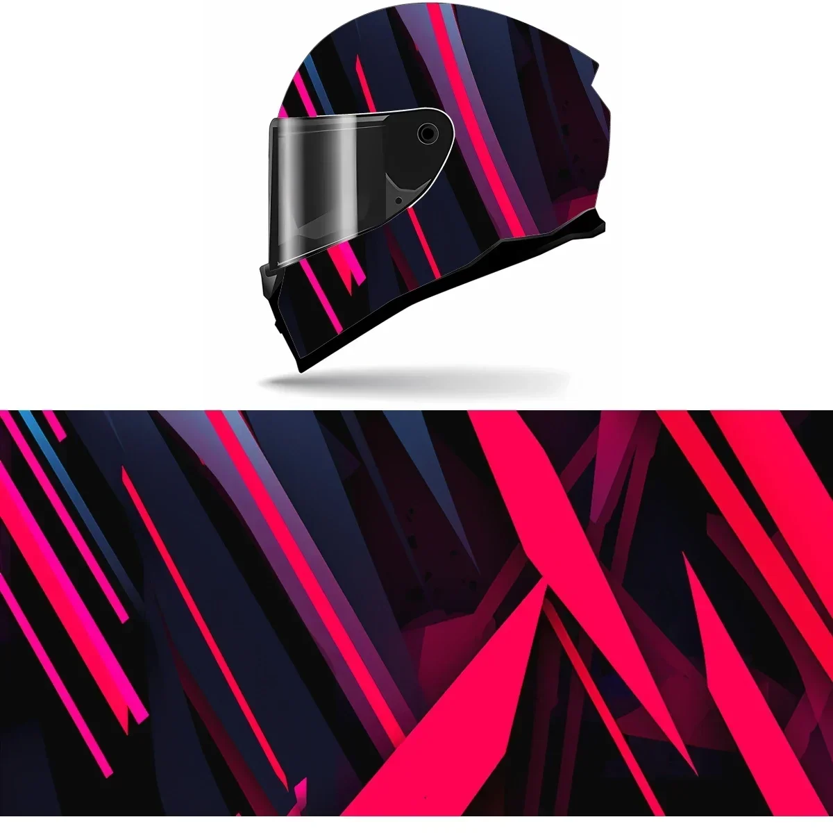 Abstract Gradient Strip Full Helmet Wrap Sticker Motorcycle Helmet Racing Graphic Decal Vinyl Wrap Helmet Decor Sticker
Abstract Gradient Strip Full Helmet Wrap Sticker Motorcycle Helmet Racing Graphic Decal Vinyl Wrap Helmet Decor Sticker