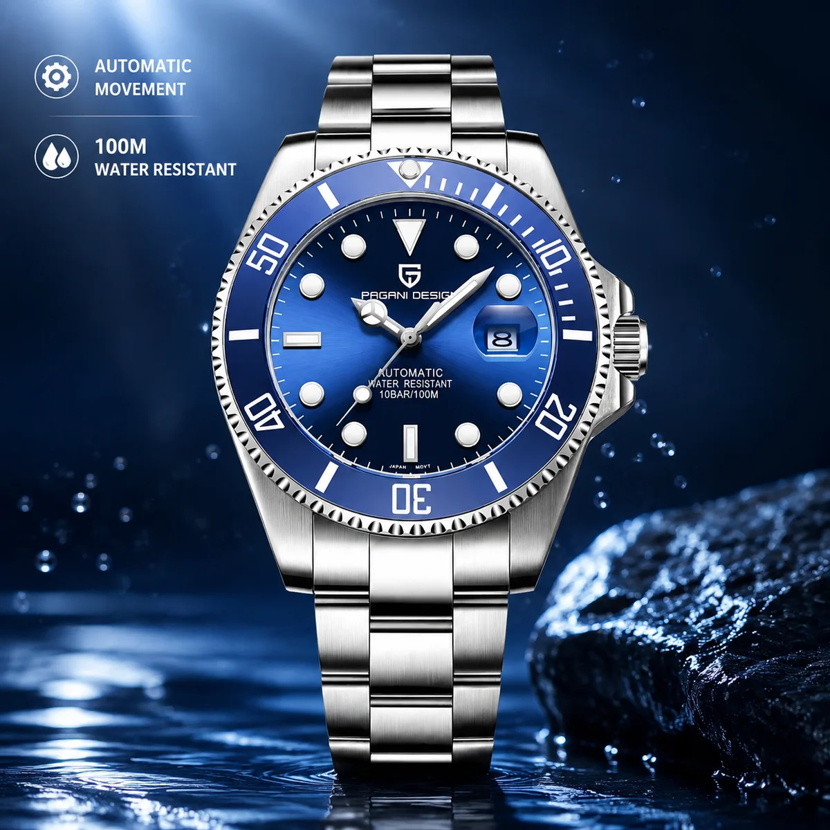 PAGANI DESIGN 2026 43MM Water Ghost Series Luxury Men Mechanical Watch Ceramic bezel Sapphire Glass Stainless Steel Men Automatic Watches for men
PAGANI DESIGN 2026 43MM Water Ghost Series Luxury Men Mechanical Watch Ceramic bezel Sapphire Glass Stainless Steel Men Automatic Watches for men