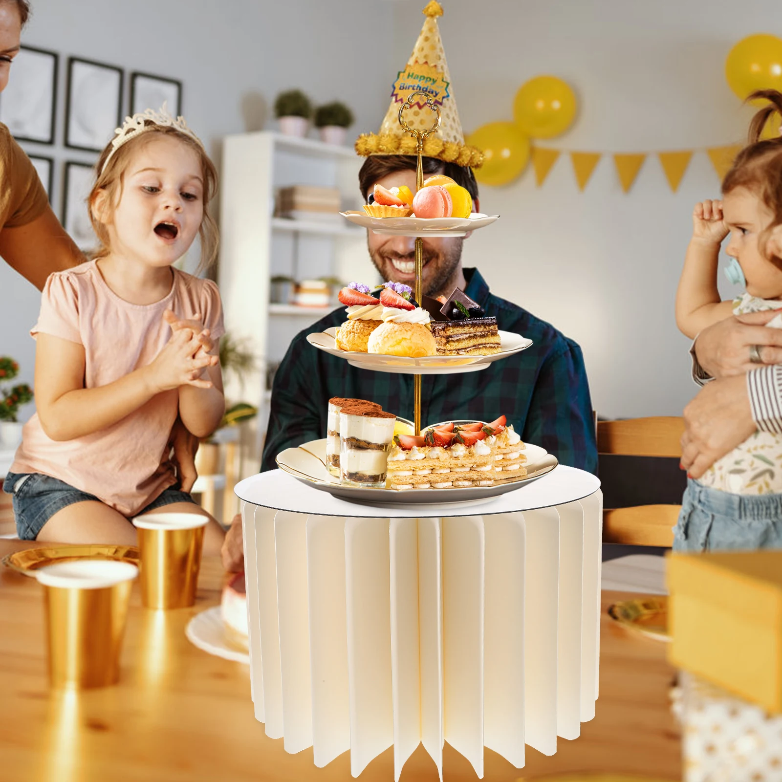 Sturdy Foldable Cylinder Display for Party Wedding Decoration Reusable Paper Pedestal Table Centerpiece Acrylic Board Support
Sturdy Foldable Cylinder Display for Party Wedding Decoration Reusable Paper Pedestal Table Centerpiece Acrylic Board Support