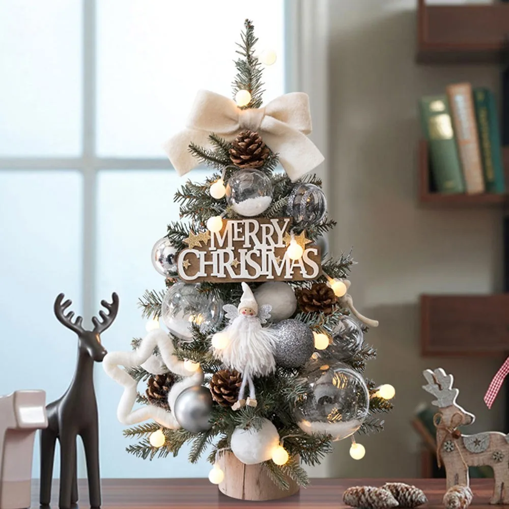 Новый 45 см комплект рождественской елки «сделай сам», искусственная сосна со светом, настольная рождественская елка, ветка сосны, рождественские украшения ручной работы
Новый 45 см комплект рождественской елки «сделай сам», искусственная сосна со светом, настольная рождественская елка, ветка сосны, рождественские украшения ручной работы