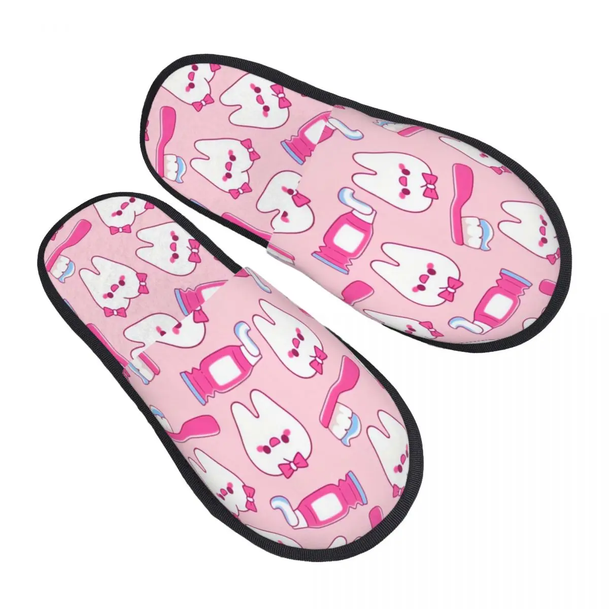 Домашние тапочки для стоматолога с зубами, мягкие теплые пушистые тапочки из пены с эффектом памяти, женская домашняя уличная обувь с индивидуальным принтом
Домашние тапочки для стоматолога с зубами, мягкие теплые пушистые тапочки из пены с эффектом памяти, женская домашняя уличная обувь с индивидуальным принтом