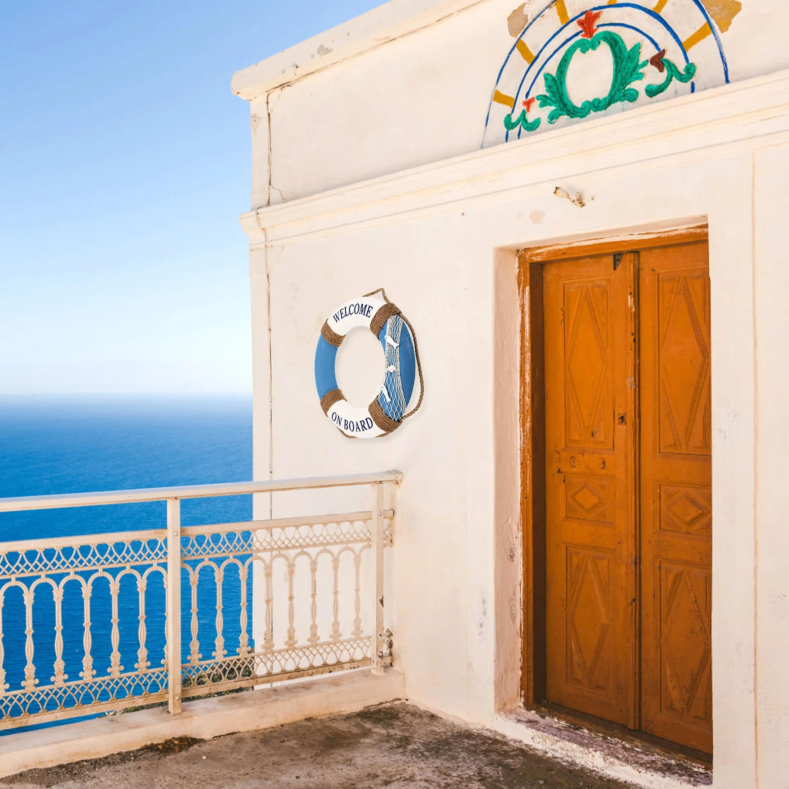 1Pcs 50Cm Nautical Life Buoy Wall Hanging Decoration Mediterranean Theme Home Decor for Shop Cafe Door Sign Ocean Party Supplies
1Pcs 50Cm Nautical Life Buoy Wall Hanging Decoration Mediterranean Theme Home Decor for Shop Cafe Door Sign Ocean Party Supplies