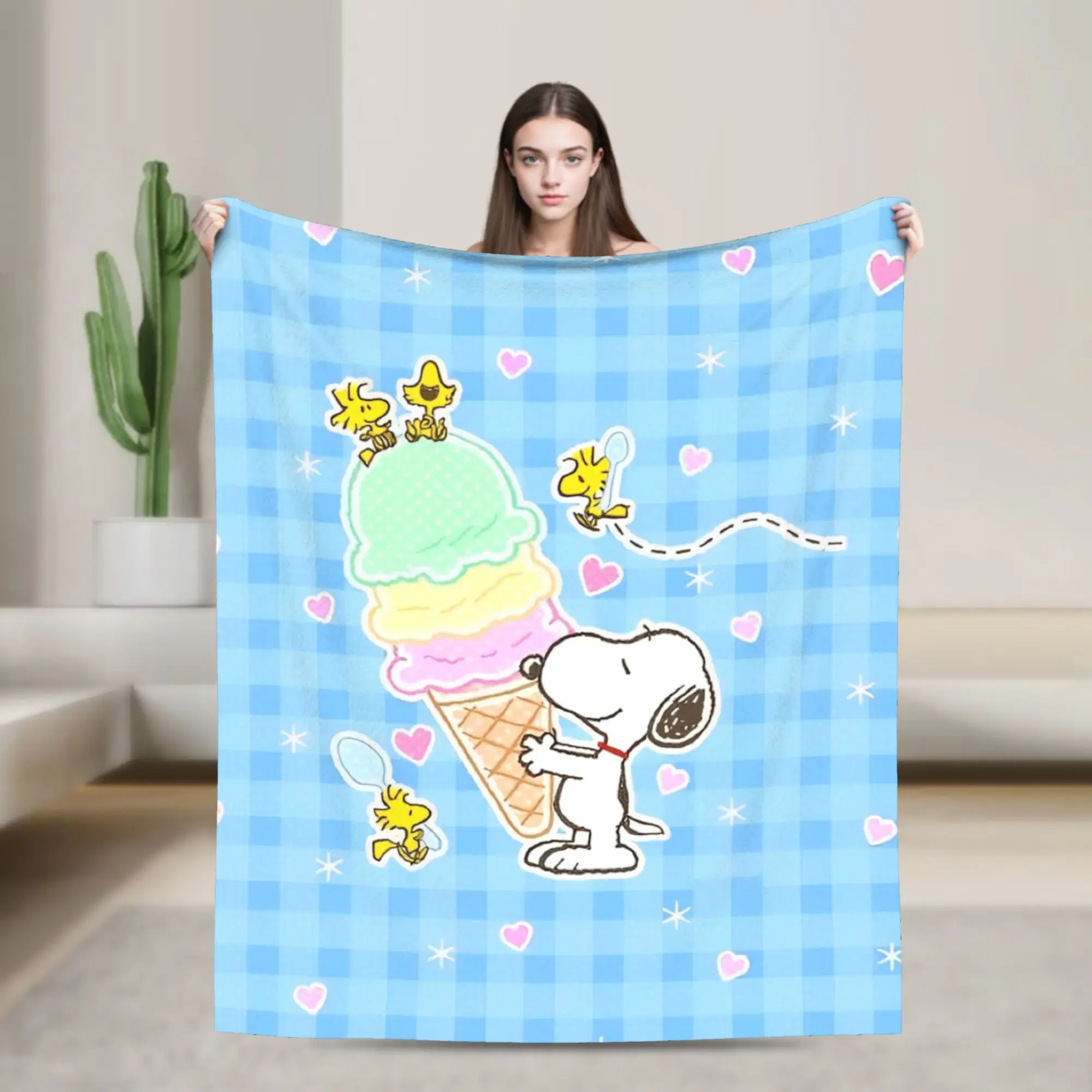 Snoopys Flannel Blankets Funny Throw Blanket for Home 150*125cm Bedspreads,
Snoopys Flannel Blankets Funny Throw Blanket for Home 150*125cm Bedspreads,