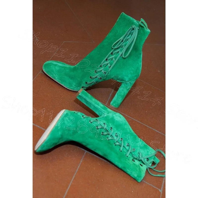 Green Suede Pointed Toe Strappy Mid Calf Boots Side Strap Women Shoes Chunky High Heels Party Banquet 2026 Zapatos Para Mujere
Green Suede Pointed Toe Strappy Mid Calf Boots Side Strap Women Shoes Chunky High Heels Party Banquet 2026 Zapatos Para Mujere