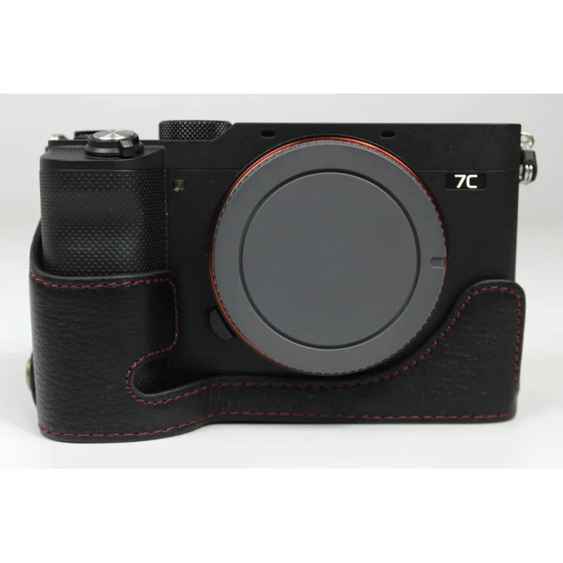 For Sony Alpha A7C camera bag case genuine real leather half protector case grip
For Sony Alpha A7C camera bag case genuine real leather half protector case grip