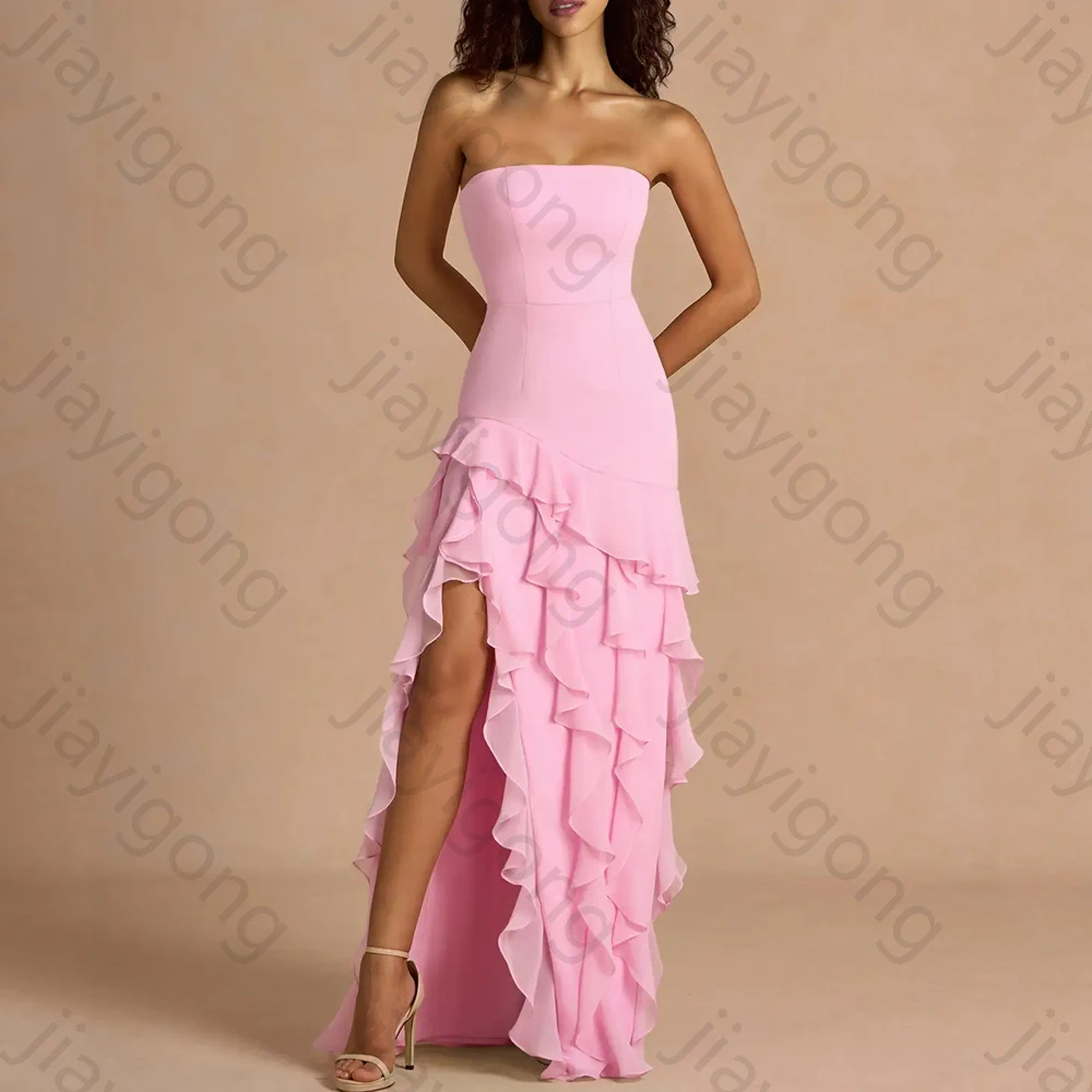 Многоярусные вечерние платья без рукавов с открытыми плечами, платье знаменитости с разрезом по бокам, изысканные платья высокого качества для выпускного вечера по индивидуальному заказу
Многоярусные вечерние платья без рукавов с открытыми плечами, платье знаменитости с разрезом по бокам, изысканные платья высокого качества для выпускного вечера по индивидуальному заказу