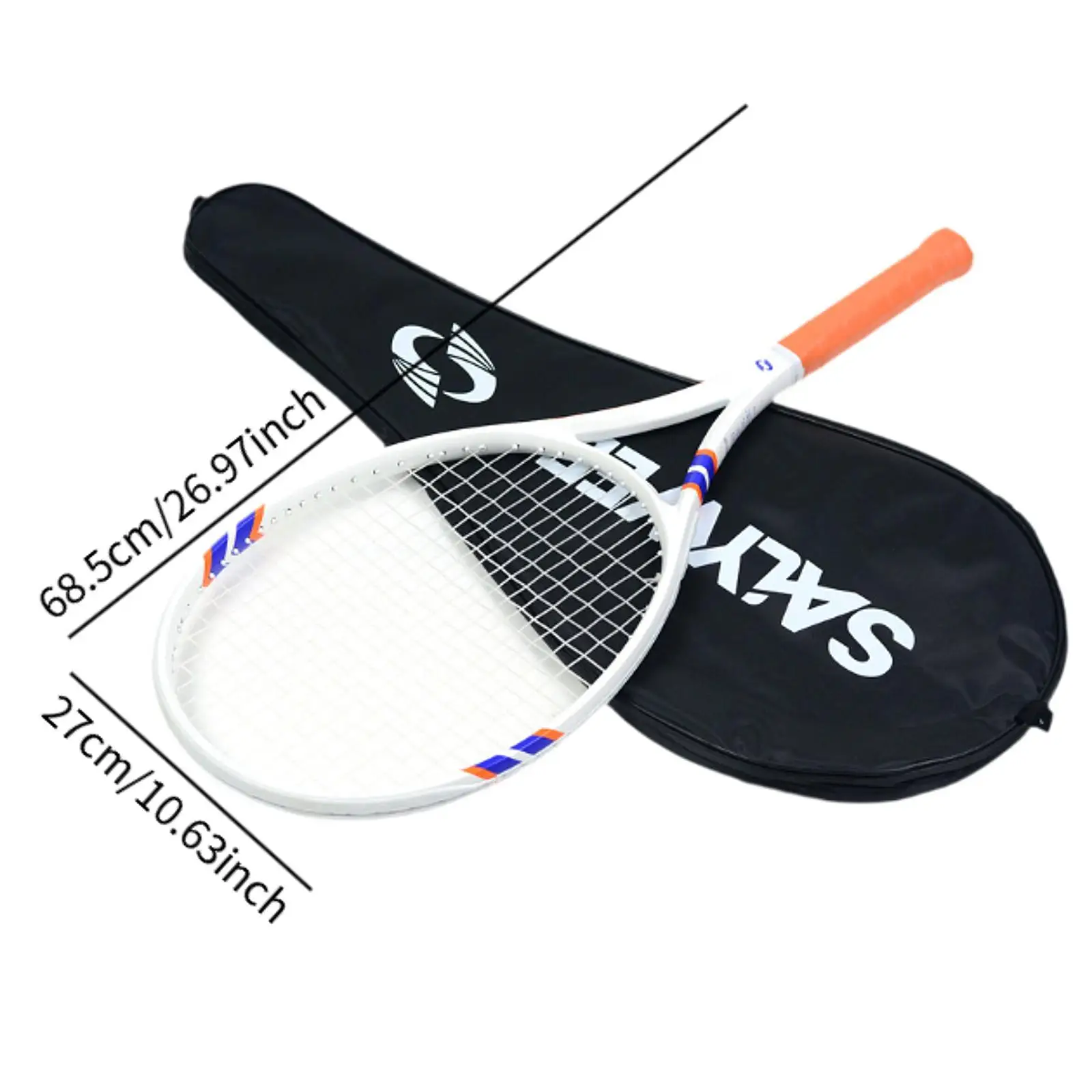 Tennis Racket Carbon Fiber Expanded Sweet Spot Tennis Exerciser Comfortable Handle Padel Racket for Park Beach Workout
Tennis Racket Carbon Fiber Expanded Sweet Spot Tennis Exerciser Comfortable Handle Padel Racket for Park Beach Workout
