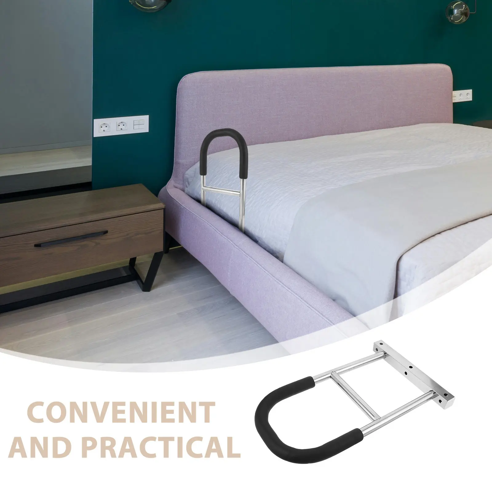 Child Bed Guardrail Side Rails Handle Safety Bedrail Replacement Parts for Children Elderly Protective Hardware Accessories
Child Bed Guardrail Side Rails Handle Safety Bedrail Replacement Parts for Children Elderly Protective Hardware Accessories