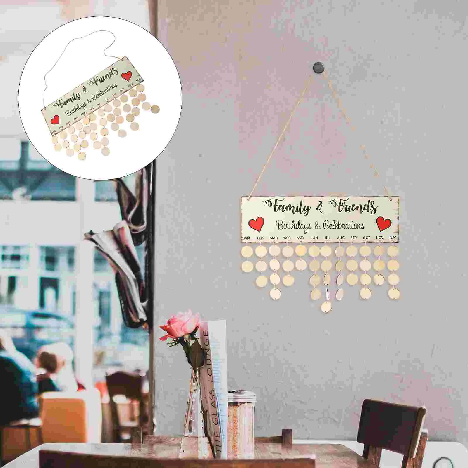 Family Tree Wall Decor Advent Calendar for Children Wooden Birthday Board Reminder Hanging
Family Tree Wall Decor Advent Calendar for Children Wooden Birthday Board Reminder Hanging