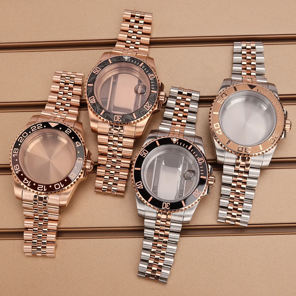 NH35 40mm SUB GMT Watch Case Bracelet Sapphire For NH35 NH36 Miyota8215 ETA2824 Movt Ceramic Insert 28.5mm Dial Seiko Mods Parts
NH35 40mm SUB GMT Watch Case Bracelet Sapphire For NH35 NH36 Miyota8215 ETA2824 Movt Ceramic Insert 28.5mm Dial Seiko Mods Parts