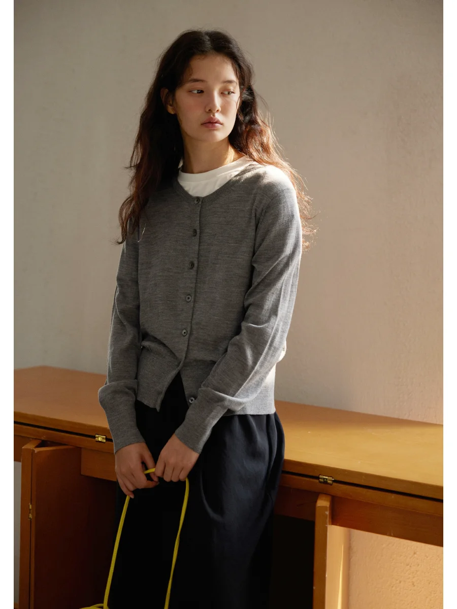 Early Autumn Ultrine Merino Wool Knitted round Ne Open Cardigan Women's ort Outerwear Faion Briti Sle Commute Wind
Early Autumn Ultrine Merino Wool Knitted round Ne Open Cardigan Women's ort Outerwear Faion Briti Sle Commute Wind