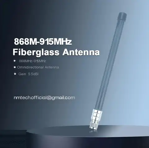 Meshtastic MeshCore Fiberglass Antenna 860-930MHz 5.5dBi  40cm LoRa LoRaWAN NB-IoT N-cable with Heltec LoRa32 V3/V4 Tracker