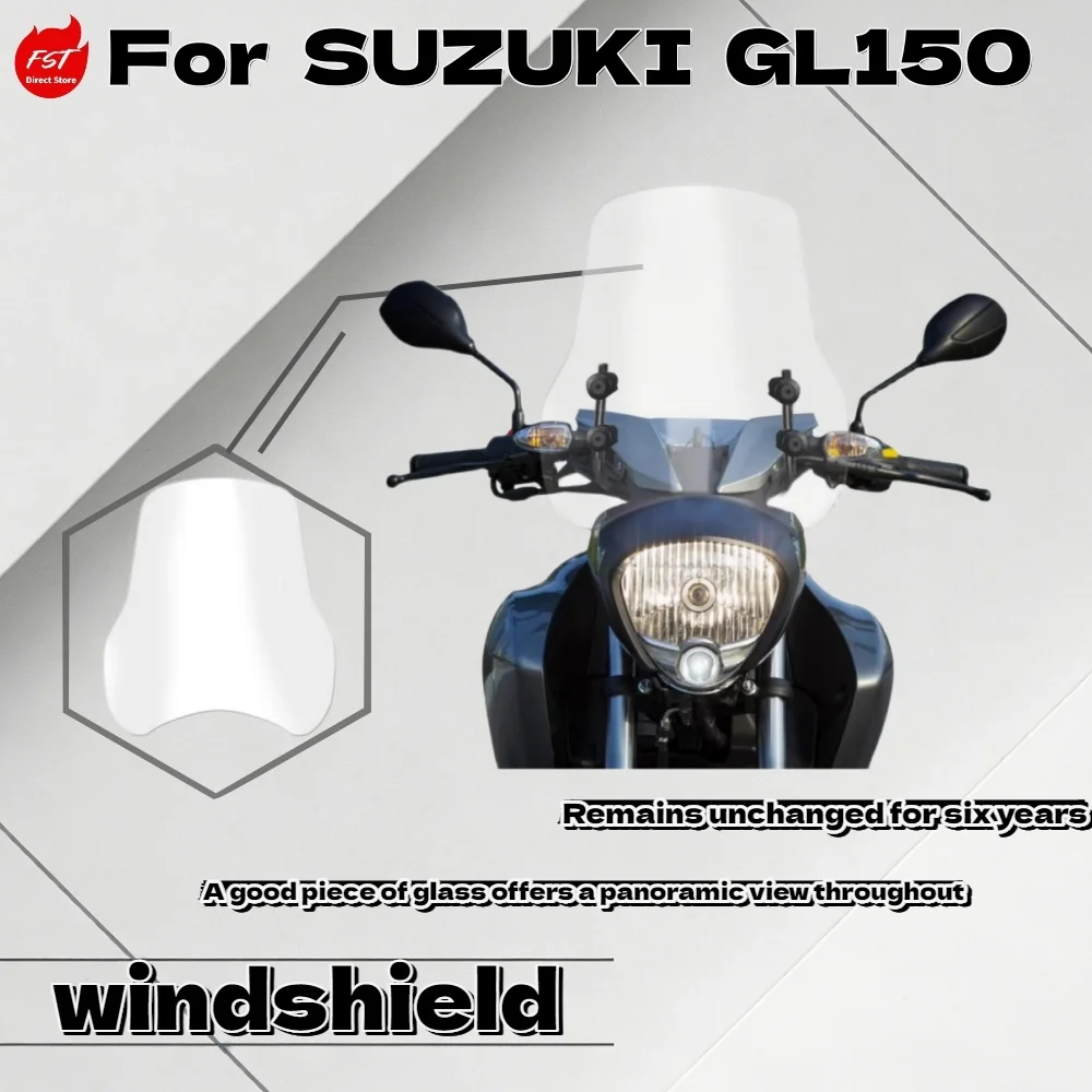 For Suzuki GL150 New Style Heightened Front Windshield Windproof Plate Special Fit
For Suzuki GL150 New Style Heightened Front Windshield Windproof Plate Special Fit