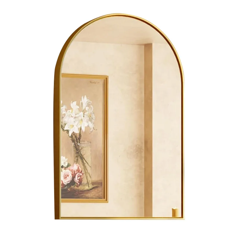 French light luxury arched bathroom mirror, bathroom bathroom wall mirror, ultra-white mirror, tempered glass
French light luxury arched bathroom mirror, bathroom bathroom wall mirror, ultra-white mirror, tempered glass