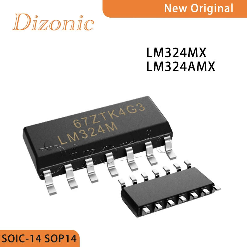 Original LM324MX LM324AMX Quad operational amplifier chip SOIC-14 SOP14 In Stock
Original LM324MX LM324AMX Quad operational amplifier chip SOIC-14 SOP14 In Stock