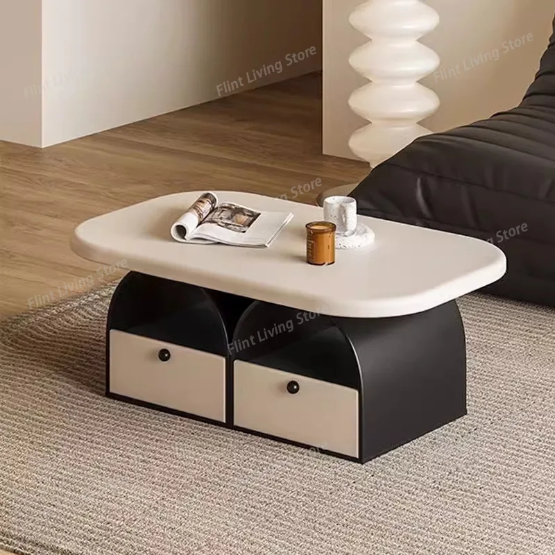Nordic Cream-Style Coffee Tables Modern Solid Wood Storage Living Room Coffee Table Creative Minimalist Home Furniture FYCT
Nordic Cream-Style Coffee Tables Modern Solid Wood Storage Living Room Coffee Table Creative Minimalist Home Furniture FYCT
