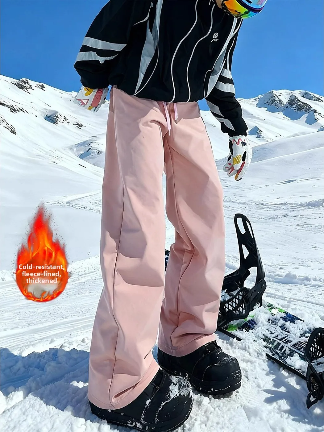 Розовые лыжные брюки на подкладке Fce, мужские и женские зимние морозостойкие футболки с прямыми штанинами, повседневные брюки Harbin, ветрозащитные брюки
Розовые лыжные брюки на подкладке Fce, мужские и женские зимние морозостойкие футболки с прямыми штанинами, повседневные брюки Harbin, ветрозащитные брюки