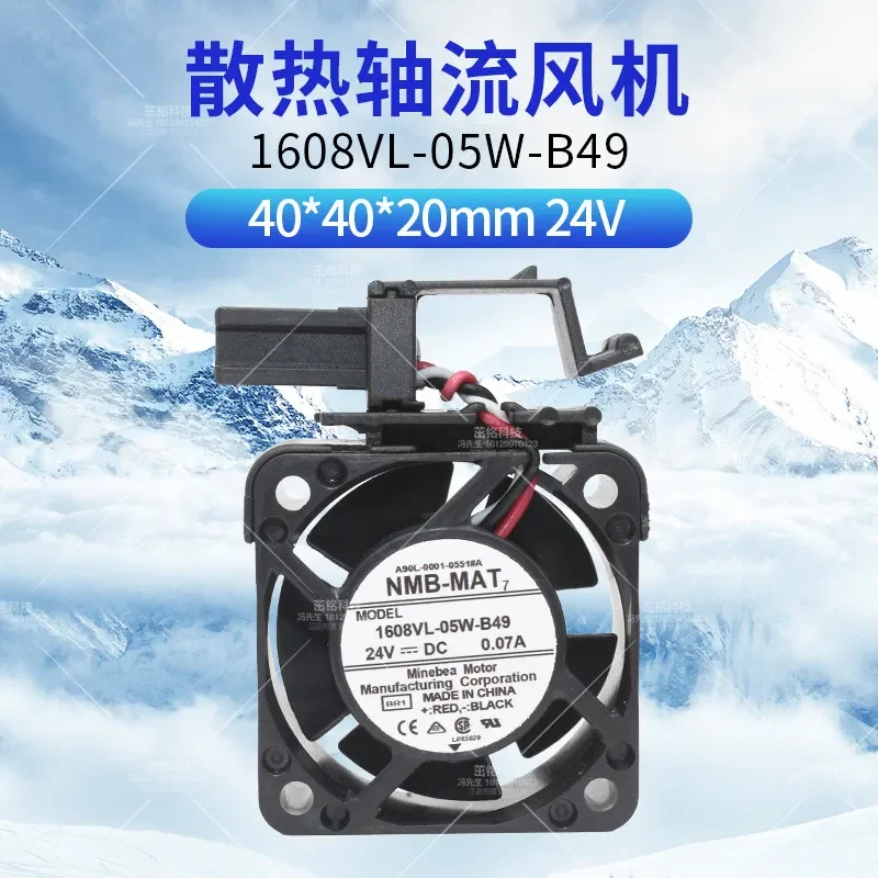 Original Plug Fan for Fanuc System A90L-0001-0551 A 1608VL-05W-B49 24V
Original Plug Fan for Fanuc System A90L-0001-0551 A 1608VL-05W-B49 24V