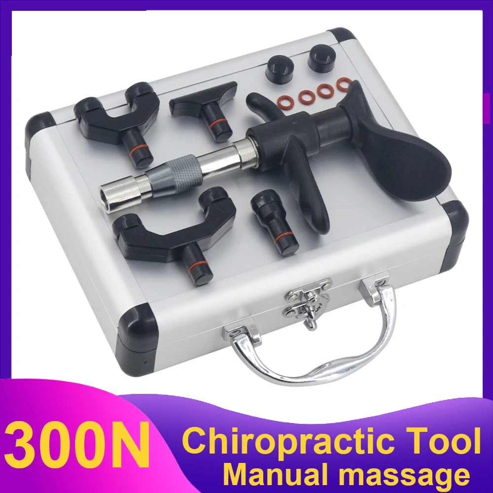 300N Portable Chiropractic Adjusting Tool Home Use Massager 4 Heads Joint Correction Manual Massage Health Care
300N Portable Chiropractic Adjusting Tool Home Use Massager 4 Heads Joint Correction Manual Massage Health Care