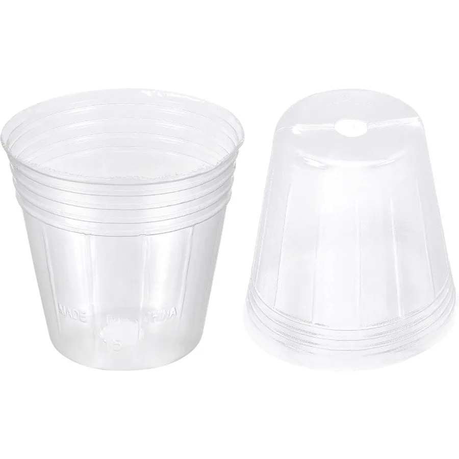 2.5 Inch Plastic Plant Nursery Pots 40 Pack Flower Starting Container for Indoor Outdoor Clear
2.5 Inch Plastic Plant Nursery Pots 40 Pack Flower Starting Container for Indoor Outdoor Clear