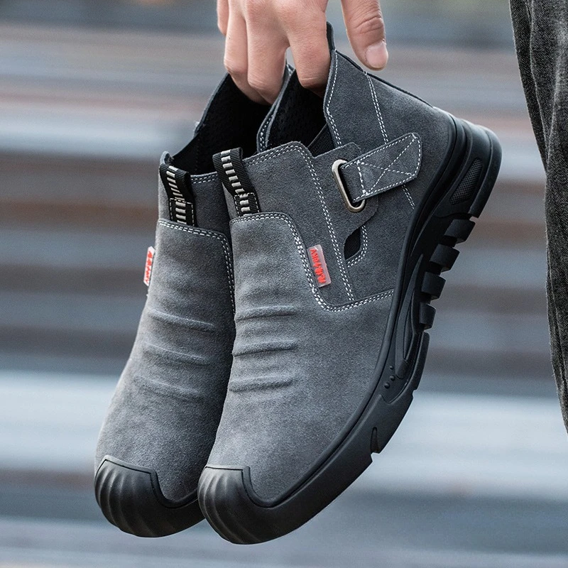 Male Steel Baotou High-top Anti-smashing, Anti-piercing, Non-slip and Deodorant Soft-soled Safety Construction Site Shoes
Male Steel Baotou High-top Anti-smashing, Anti-piercing, Non-slip and Deodorant Soft-soled Safety Construction Site Shoes