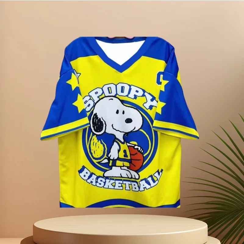 MOTO-2025 Disney Snoopy Special Edition Футбольная куртка Дышащая быстросохнущая спортивная футболка с v-образным вырезом для взрослых 
MOTO-2025 Disney Snoopy Special Edition Футбольная куртка Дышащая быстросохнущая спортивная футболка с v-образным вырезом для взрослых
