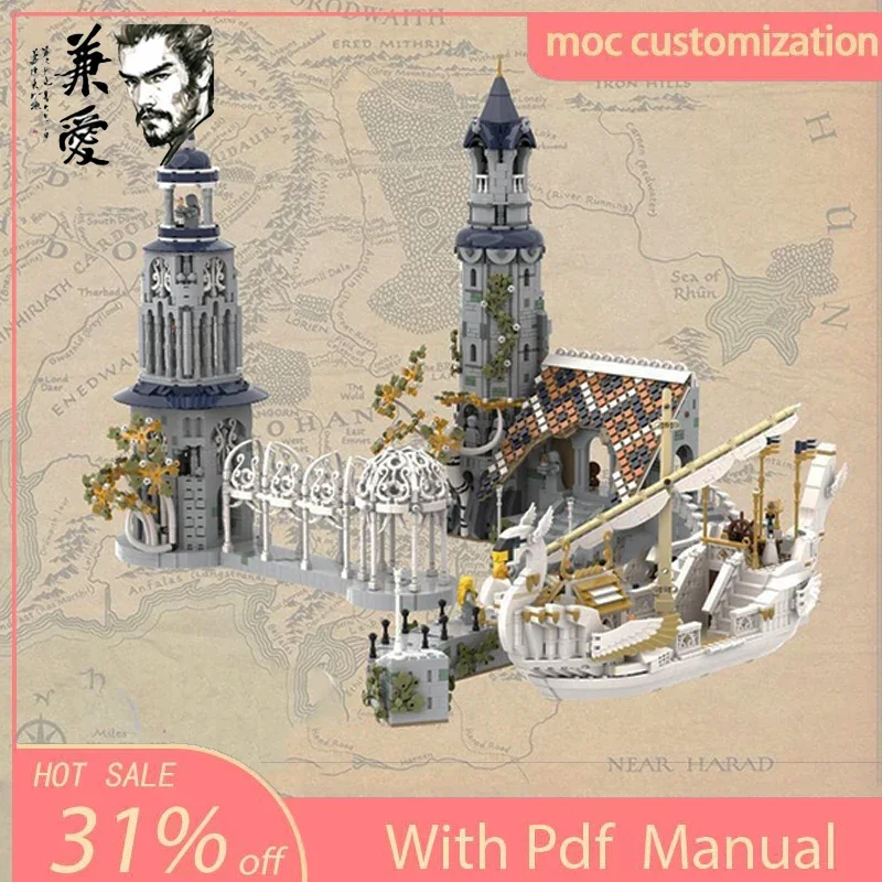 5721PCS Moc The Grey Havens Architecture Model Building Blocks DIY Creative Assembly Educational Bricks Toys Kids Holiday Gifts
5721PCS Moc The Grey Havens Architecture Model Building Blocks DIY Creative Assembly Educational Bricks Toys Kids Holiday Gifts