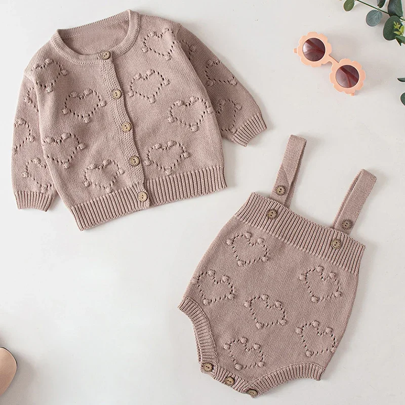 2024 New Autumn Newborn Baby Girls Clothing Set Long Sleeved Knitted Cardigan+Jumpsuit Infant Baby Girls Clothing Suit
2024 New Autumn Newborn Baby Girls Clothing Set Long Sleeved Knitted Cardigan+Jumpsuit Infant Baby Girls Clothing Suit